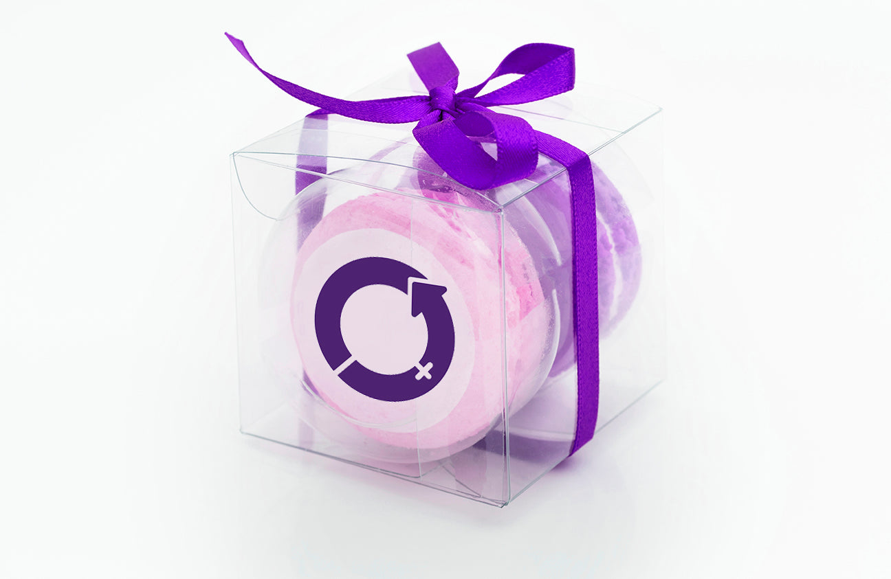 International Women's Day Logo Printed Macaroon Gift Boxes – 25