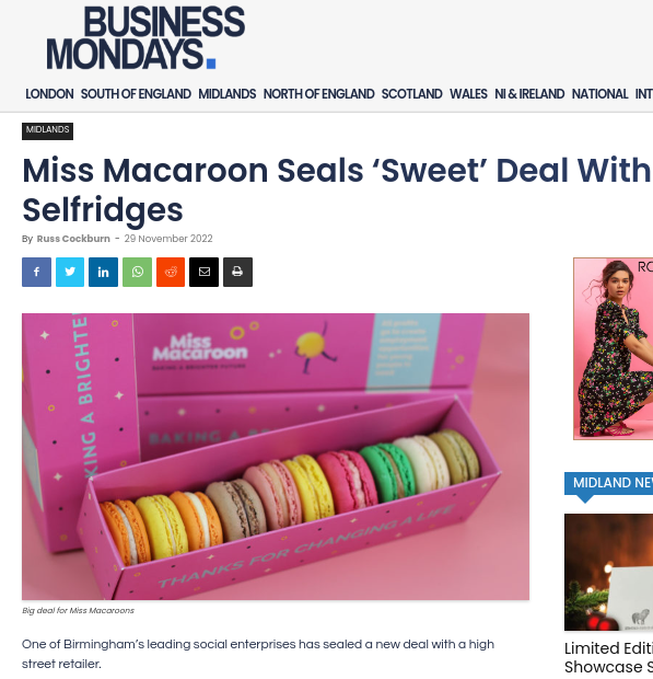 Miss Macaroon on ‘Business Mondays’