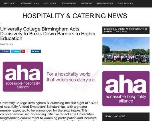 Miss Macaroon works with University College Birmingham and Acts Decisively to Break Down Barriers to Higher Education