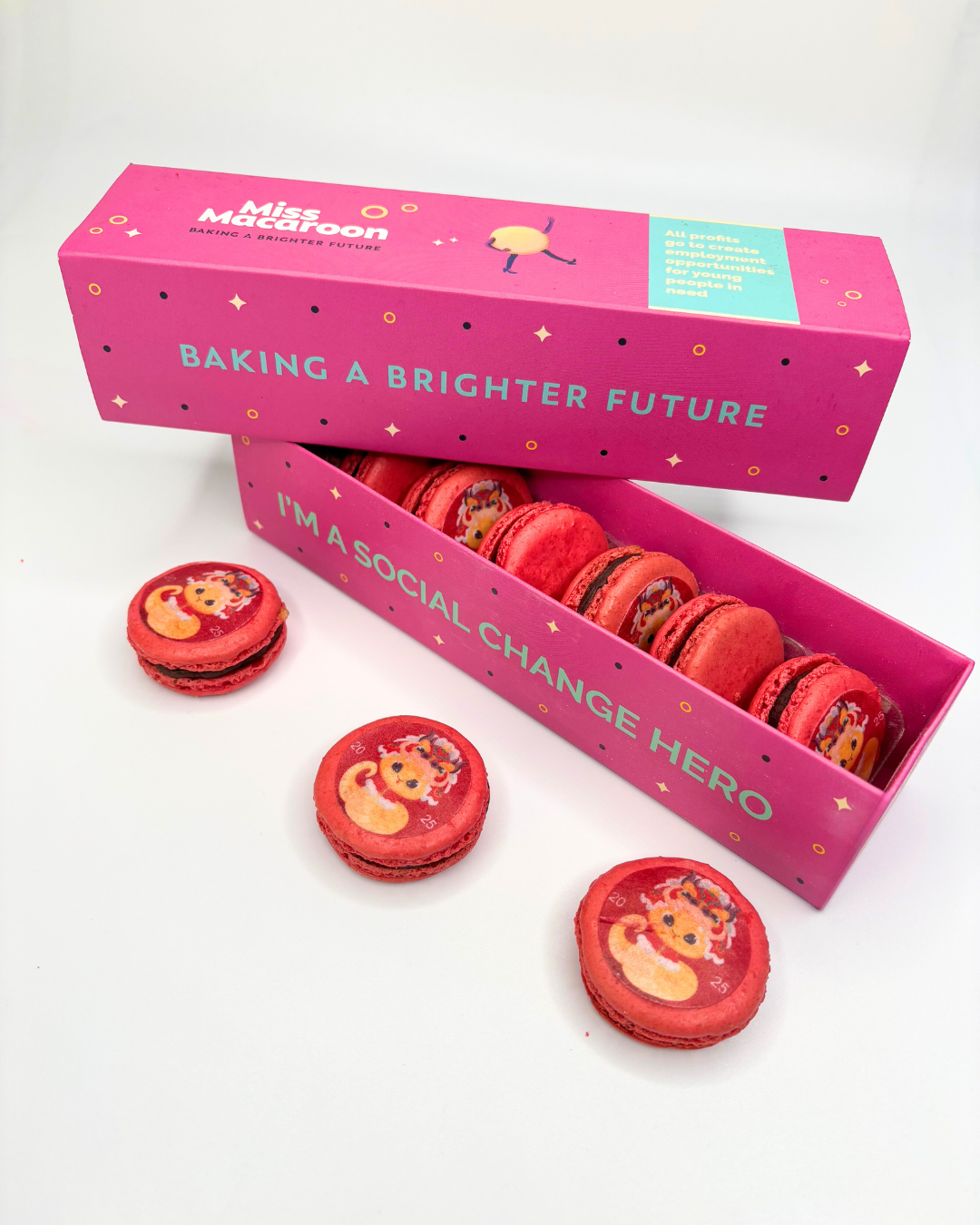 Chinese New Year Limited Edition Red Macaroon Gift Box