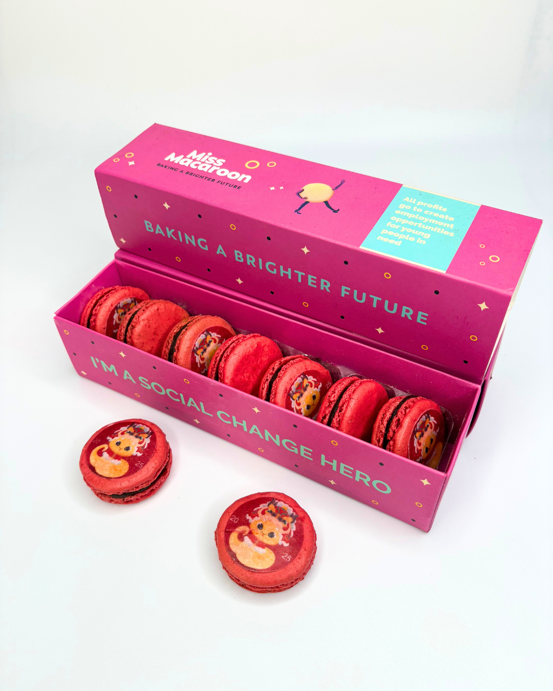 Chinese New Year Limited Edition Red Macaroon Gift Box