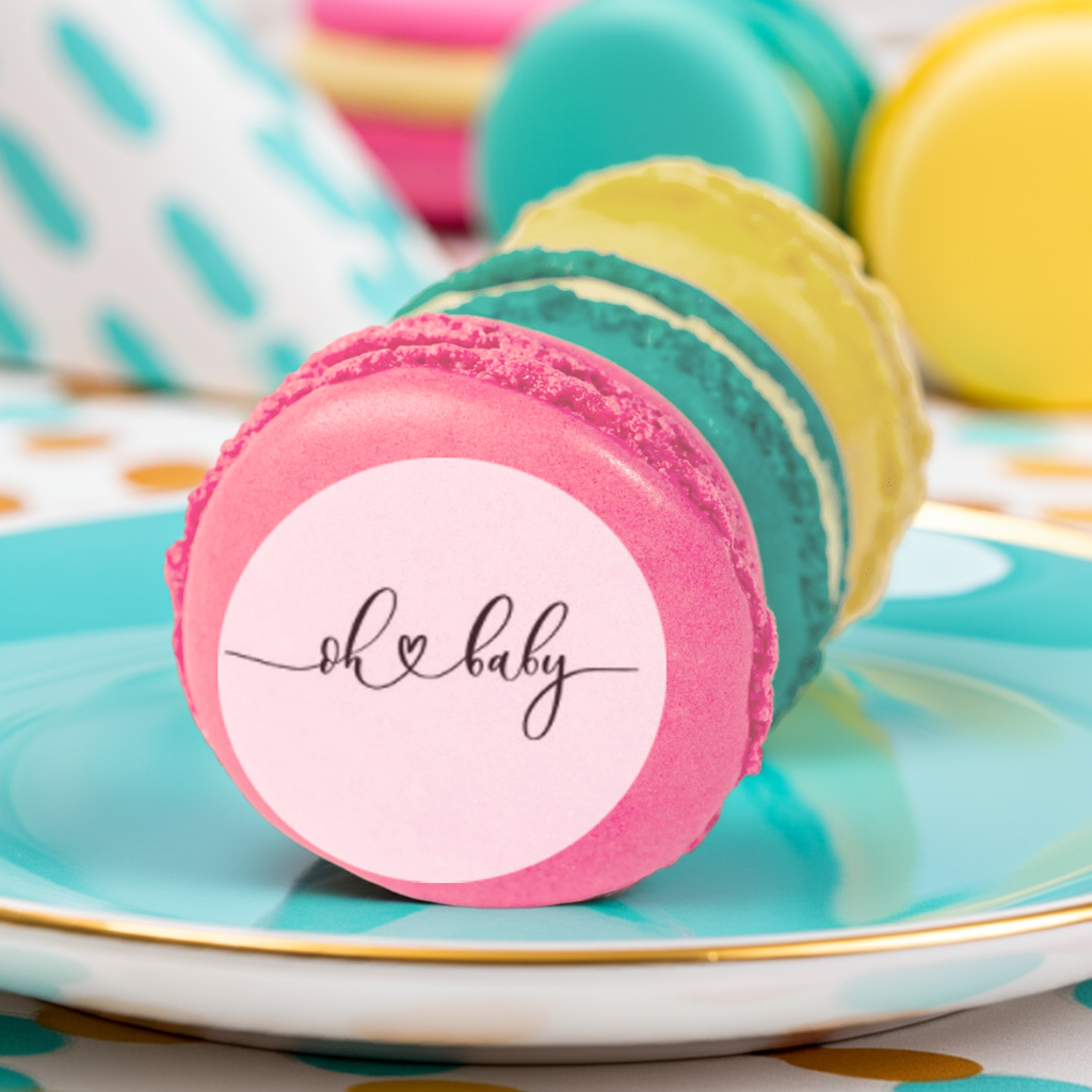 Baby Shower Macaroon Gift Box