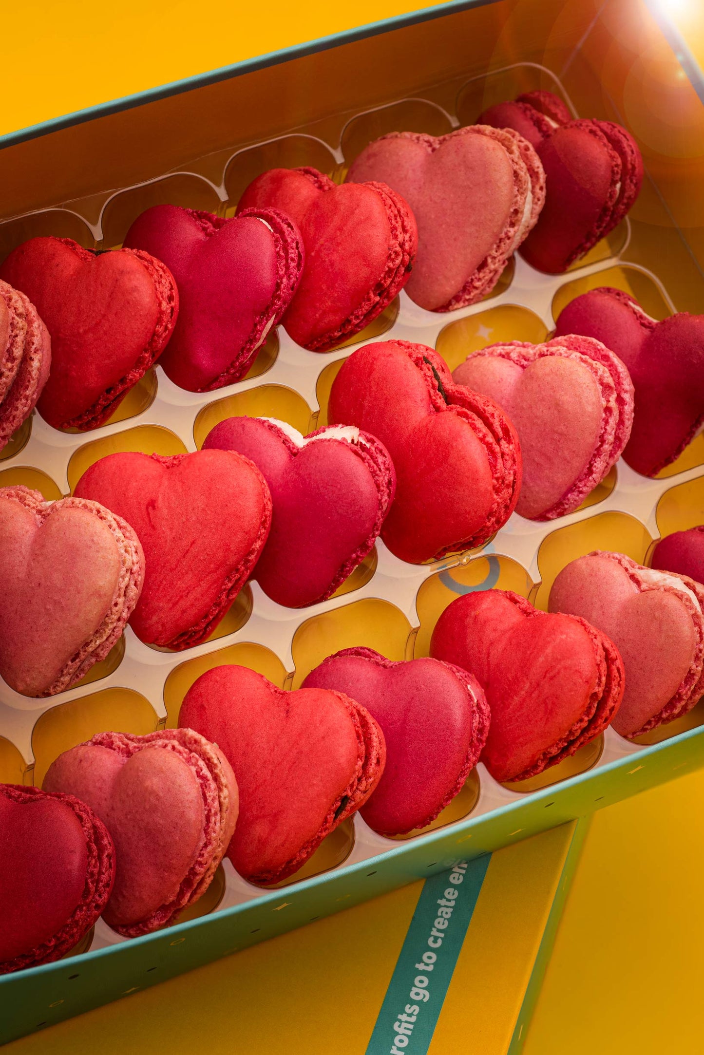 Love Heart Macaroons