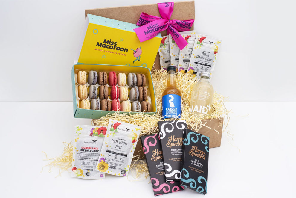 No Alcohol Chocolate Lovers Macaron Hamper Miss Macaroon