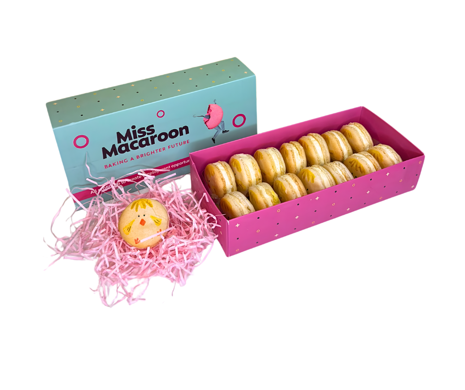 Easter Chick Macaroons