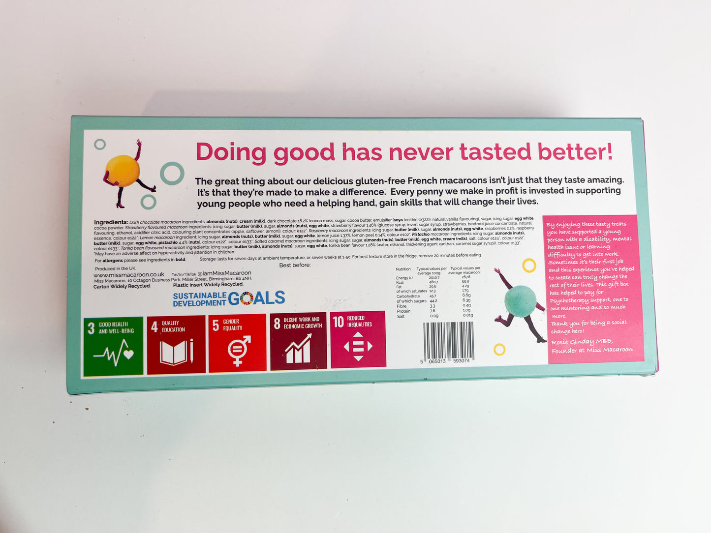 Get Well Soon Macaroons Gift Box