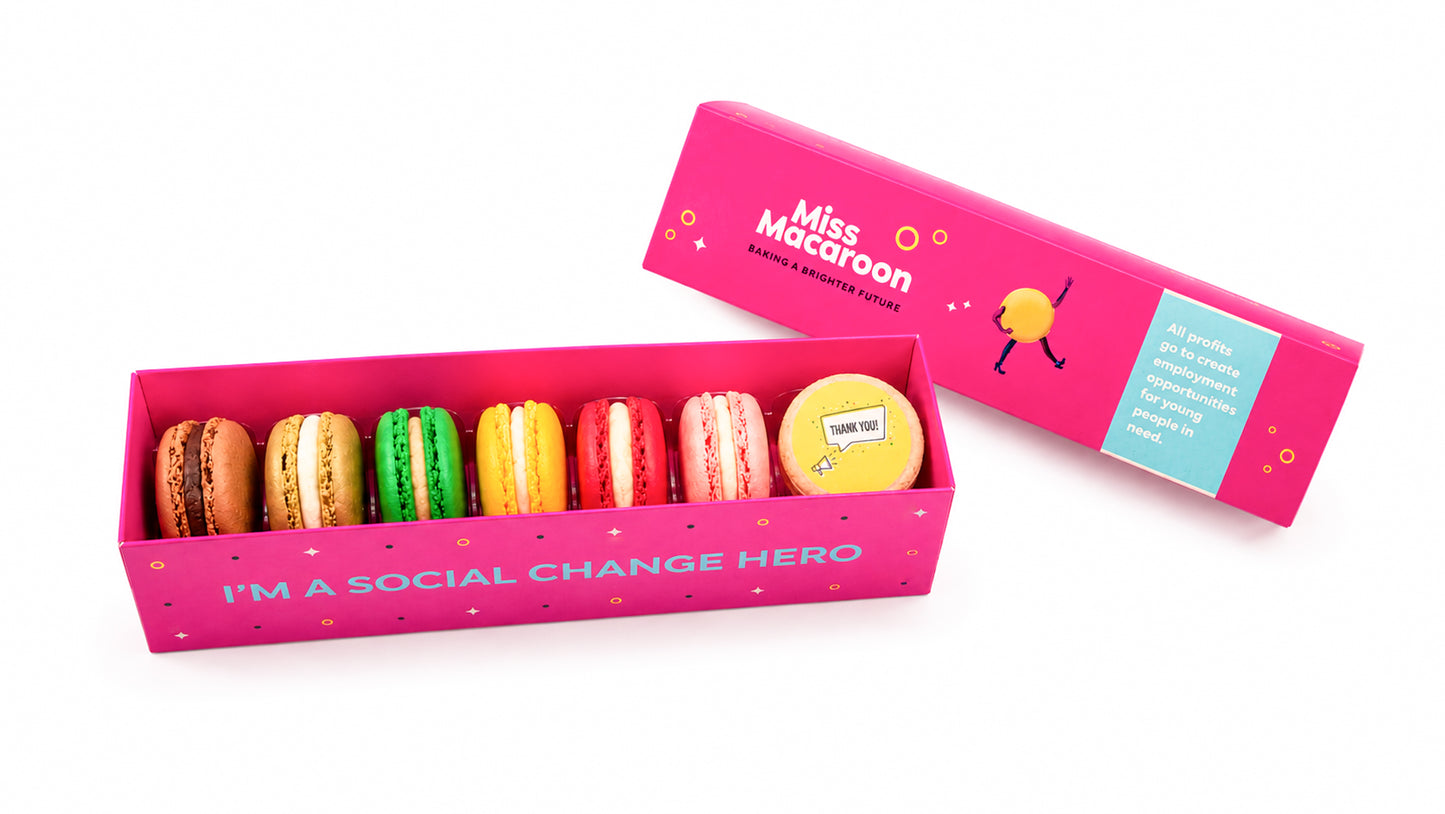 Thank You Macaroons Gift Box