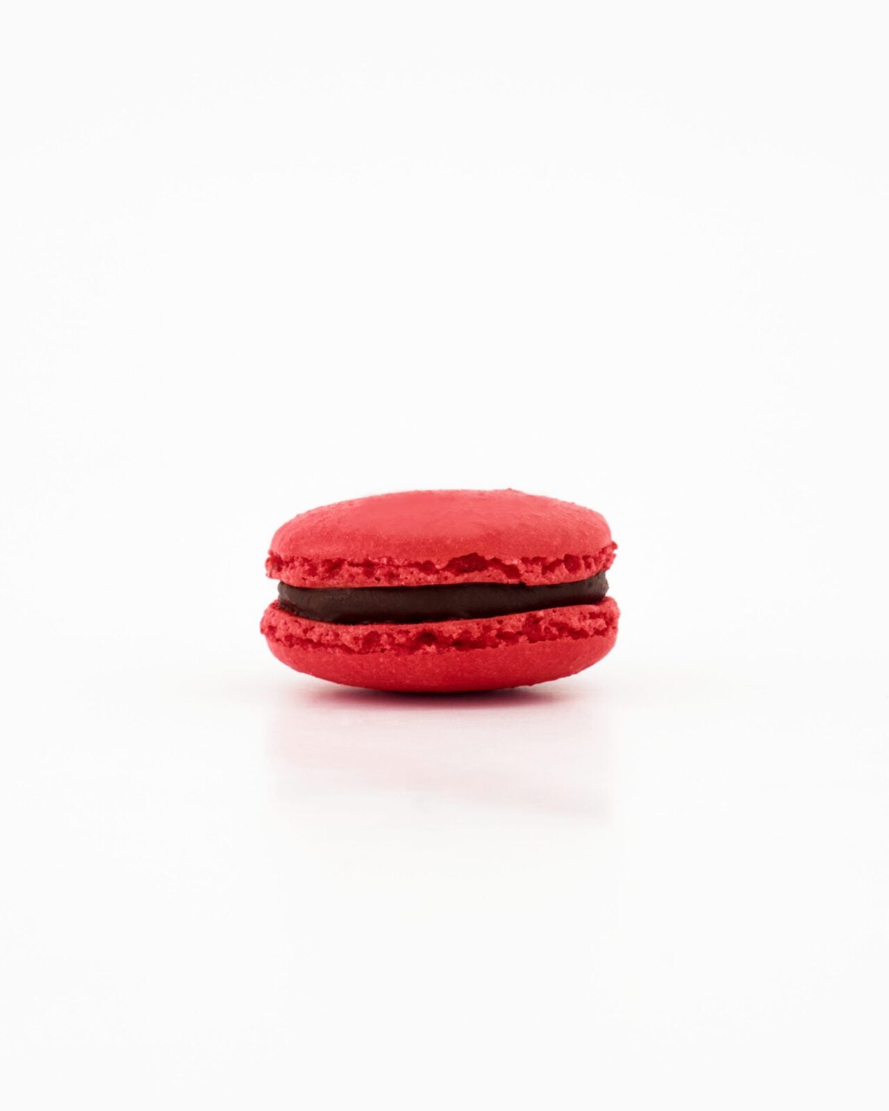 Red Macaroons Cherry and Dark Chocolate