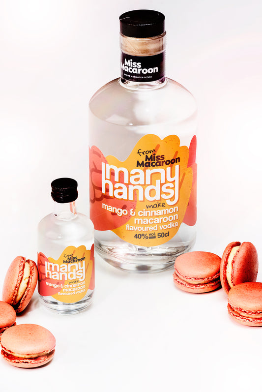 Many Hands Make Mango &amp; Cinnamon Macaroon Flavoured Vodka